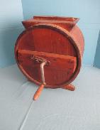 Cedar Wood Barrel Butter Churn 
