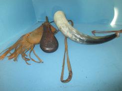 Copper Military Powder Flask