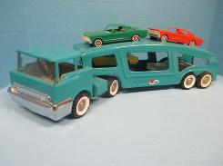  Structo Car Hauler & Original Mustangs
