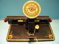 Marx Tin Litho Dial Typewriter