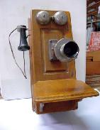 Western Electric Oak Wall Phone