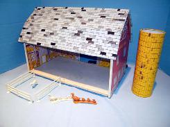 Ohio Art Tin Litho Barn Set
