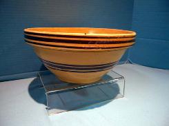 Cream Ware Blue Band Shoulder Bowl