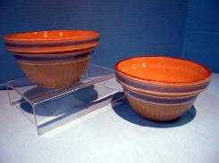 USA Cream Ware Shoulder Bowls