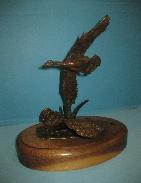 Bronze Flying Canada Goose