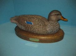 Mallard Hen Carved Decoy