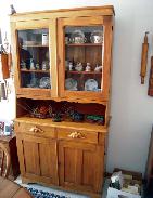 Primitive Oak 2-Pc. Cupboard