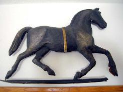 Early Tin Weather Vane Horse