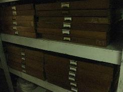 Wooden Flat File Drawers
