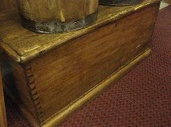 Early Dovetailed Pine Blanket Chest