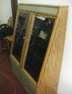 Slant Front Glass Display Case