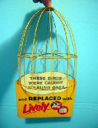 AC Spark Plug Bird Cage Display