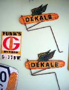 DeKalb Seed Corn Winged Weather Vane Signs