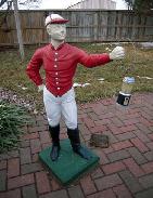 Concrete Lawn Jockey