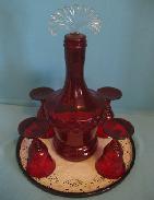 Cranberry Liquor Set