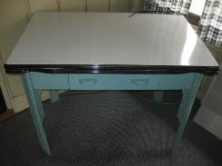 Porcelain Top Retractable Kitchen Table