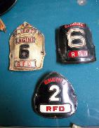 Rockford Fire Dept Helmet Tags