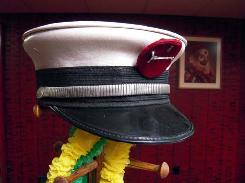 Rockford Fire Dept Dress Uniform Leather Cap