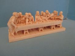 Carved Italian Last Supper Scultpure