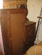 Oak Drop Front Secretary/Bookcase