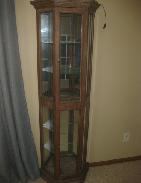 Lighted Tall Curio Cabinet