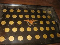 Presidents Coin Display Tray