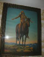 End of the Trail Indian Litho