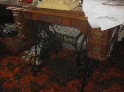 Singer Oak Treadle Sewing Machine