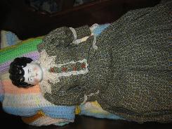 China Molded Hair Doll