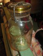 Double Safety Glass Fruit Jar