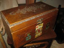Chip Carved Card Box 
