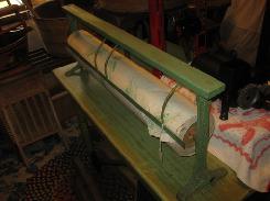 Ornate Iron Paper Roller 