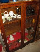 Oak 2-Door Book Case