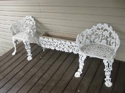 Grate Cast Iron Patio Seats
