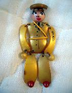 Bakelite Soldier Pin