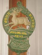   John Deere 1847 Cast Iron Mail Box