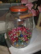 Glass Band Pickle Jar