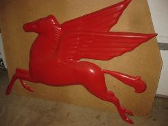 Mobil Pegasus Fiberglass Hanging Sign