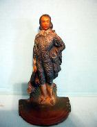  Little Boy Blue Cold Paint Cast Iron Doorstops