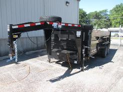      (2) 2015 Quality Steel Gooseneck Tandem Dump Trailers