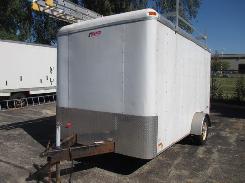 2010 Pace Journey 12' Cargo/Gutter Machine Trailer