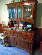 Maple Break Front Hutch
