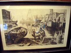 Lionel Barrymore Etching