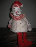 Bisque Head Musical Sitting Clown