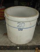 20 Gal Blueband Crock