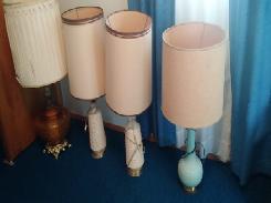 Selection of Vintage and Modern Table Lamps
