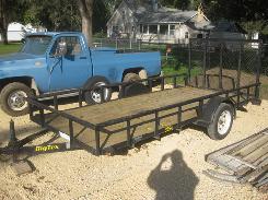 2004 Big Tex 35SA Flat Bed Trailer