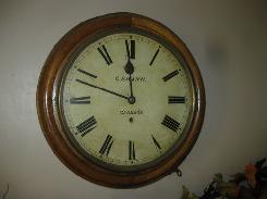 Geo. Swann, Glossup Gallery Clock 