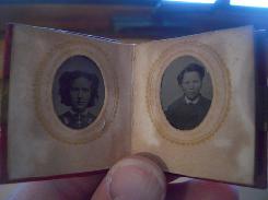 Miniature Tin Type Photo Album