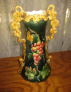 German Amphoria 10 Grapevine Vase